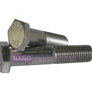 پیچ شش گوش استنلس استیل 304 تمام دنده پیچ شش گوش استنلس استیل 304 تمام دنده